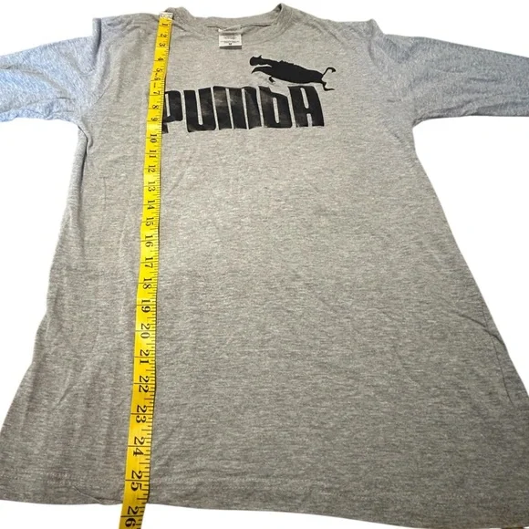 Pumba Lion King Parody Long Sleeve Tee Gray Graphic Shirt Men’s M - Picture 5 of 10